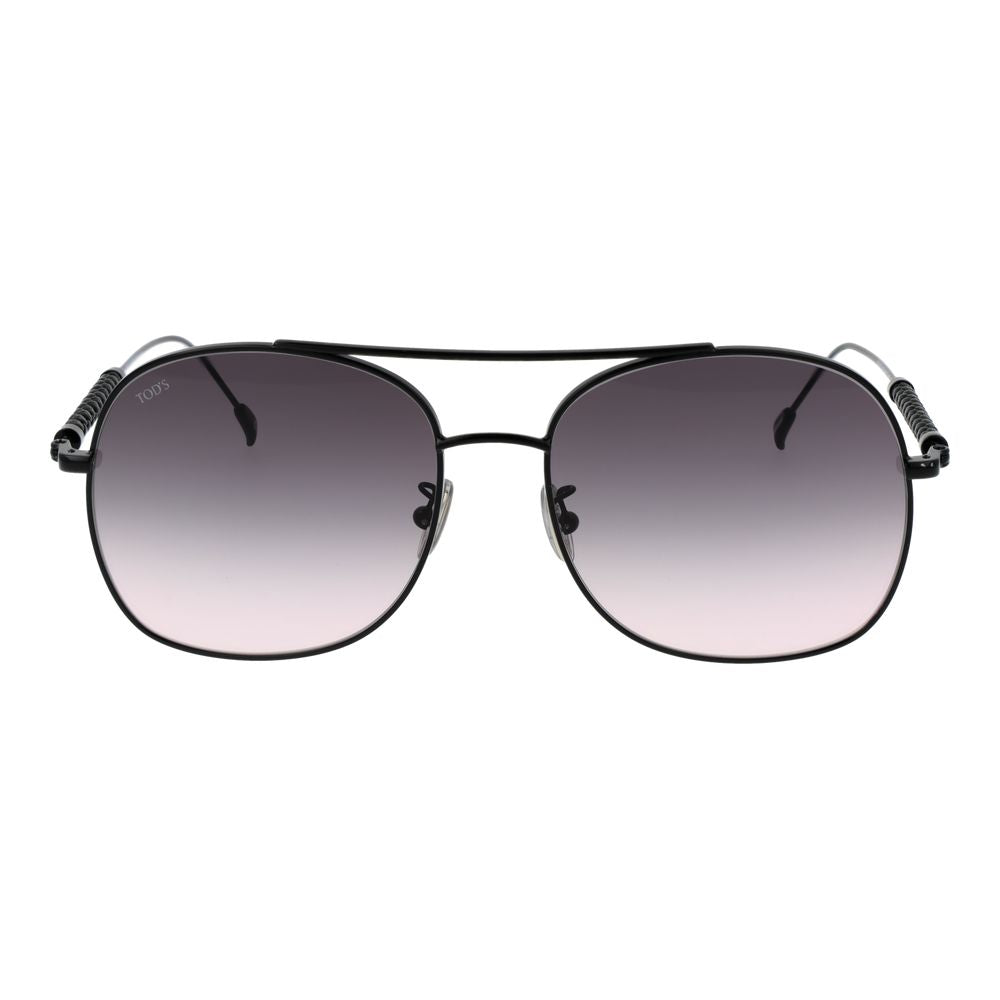 Tod's Black Metal Sunglasses