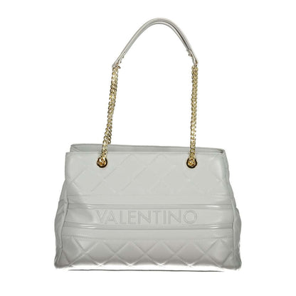 Valentino Gray Polyethylene Handbag