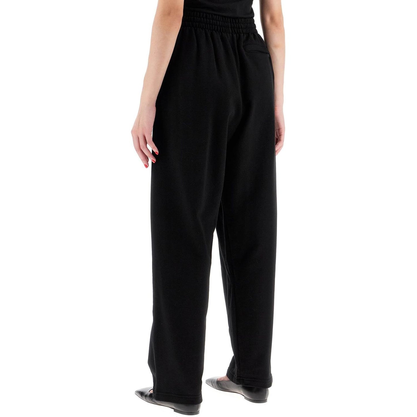 Wardrobe.Nyc wide leg joggers for comfortable Trousers Wardrobe.Nyc