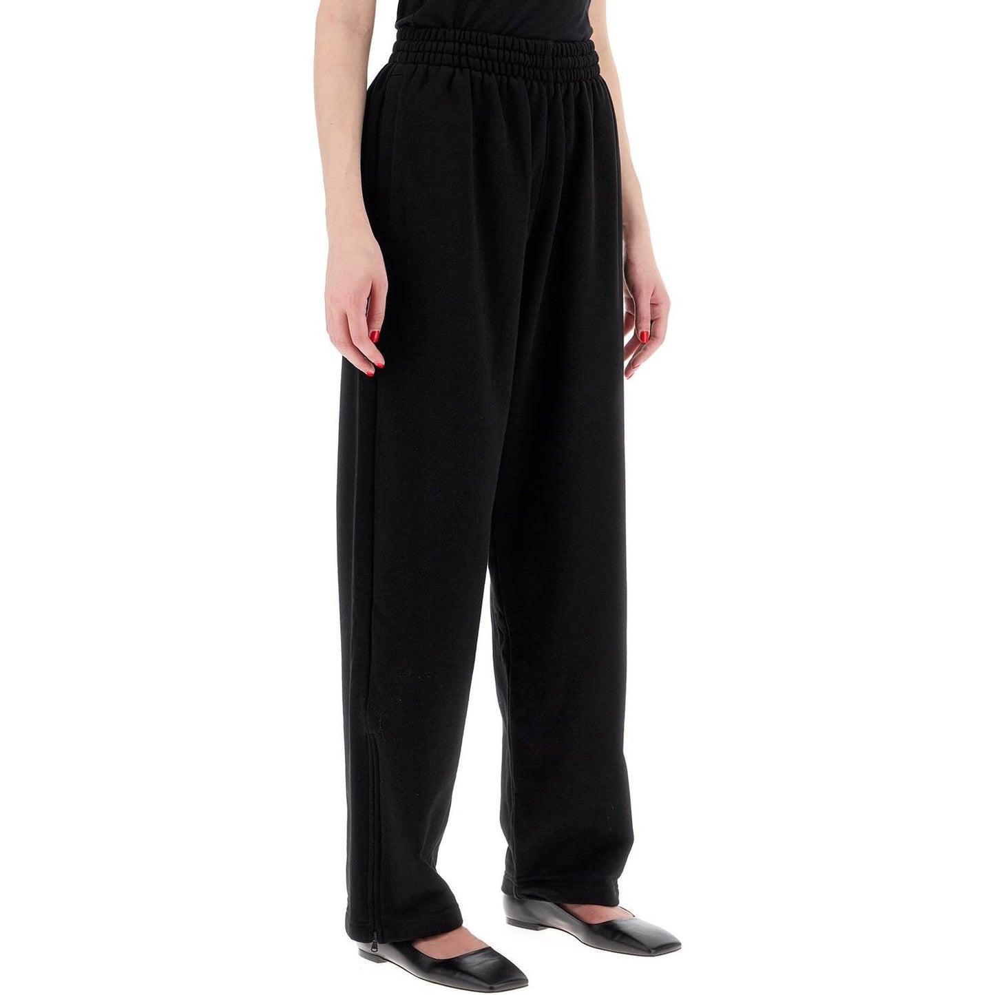 Wardrobe.Nyc wide leg joggers for comfortable Trousers Wardrobe.Nyc