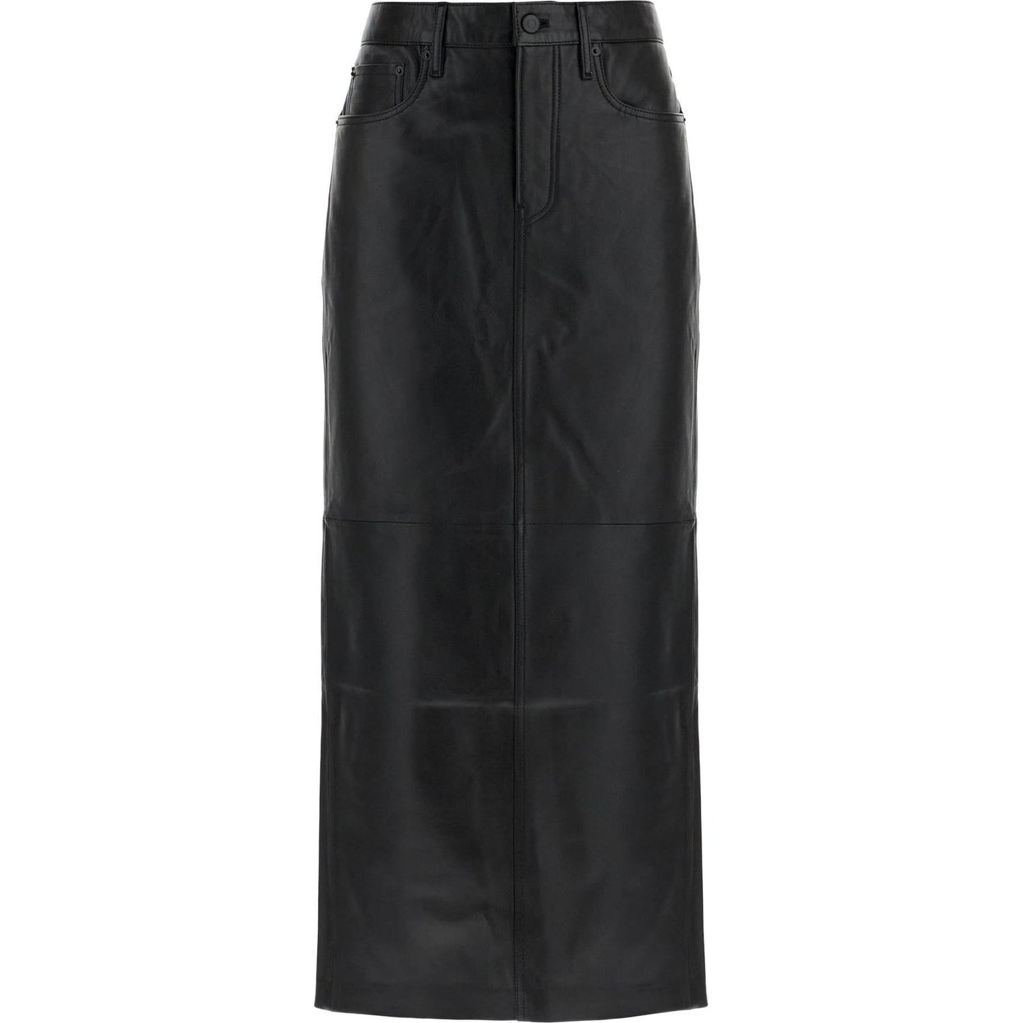 Wardrobe.Nyc leather column skirt for women Skirts Wardrobe.Nyc