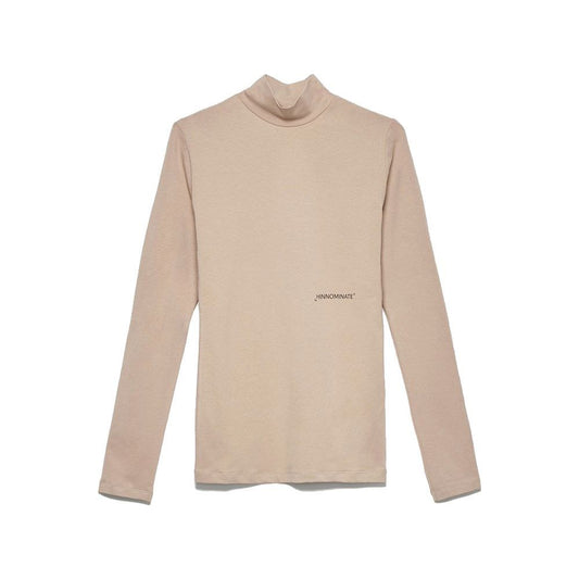 Hinnominate | Beige Cotton Sweater | McRichard Designer Brands